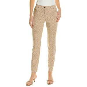 🌻J.McLaughlin Beige and White Madelyn Printed Pants Size 2